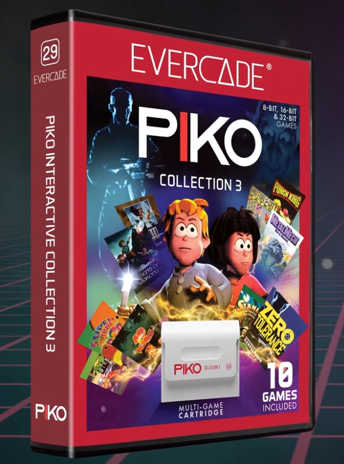 Evercade. Piko interactive. blaze evercade exp.